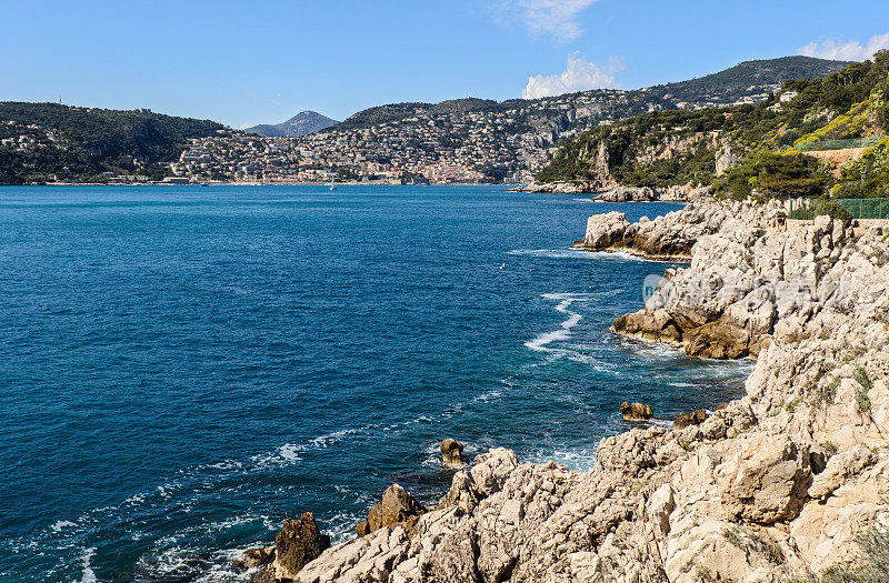 来自Cap Ferat的Villefranche Bay